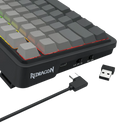 TECLADO REDRAGON EISA PRO K686 | INGLES | INALAMBRICO | SW- MINT | RGB | NEGRO DEGRADADO