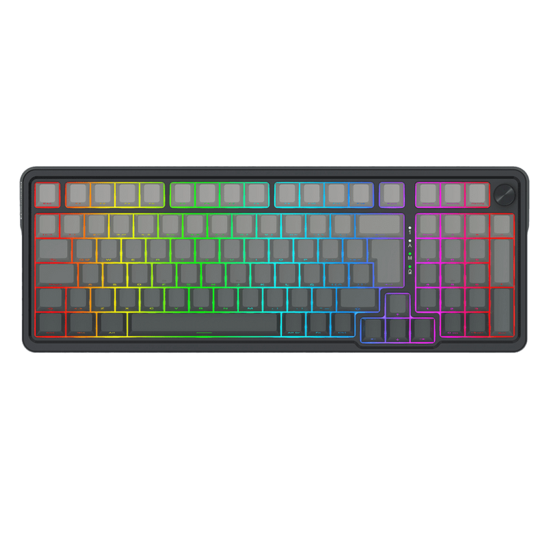 TECLADO REDRAGON EISA MAX K686 | ESPAÑOL | INALAMBRICO | SW- MINT | RGB | NEGRO DEGRADADO |
