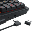 TECLADO REDRAGON EISA LCD PRO K719 | ESPAÑOL | INALAMBRICO | SW-MINT | RGB | NEGRO