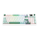 TECLADO REDRAGON GALATIN PRO K719WG | INGLES | INALAMBRICO | SW-MINT | RGB | BLANCO-VERDE