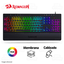TECLADO REDRAGON SHIVA K512 | ESP | SEMI-MECANICO | RGB | NEGRO