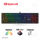 TECLADO REDRAGON SINDRI K671 | ESPAÑOL | MECANICO | SW-RED | RAINBOW | NEGRO
