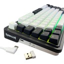 TECLADO REDRAGON UCAL PRO K673WB | ESPAÑOL | INALAMBRICO | SW-RED | RGB | BLANCO-NEGRO