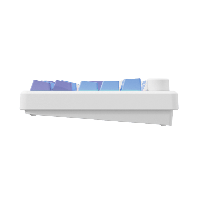 TECLADO ROYAL KLUDGE RK-M75 |ESPAÑOL| INALAMBRICO| MECANICO| SW-KSILVER |RGB |TARO MILK