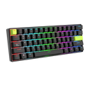 TECLADO ROYAL KLUDGE RK-C61 | INGLES | CABLEADO | MAGNETICO |RGB |NEGRO -VERDE