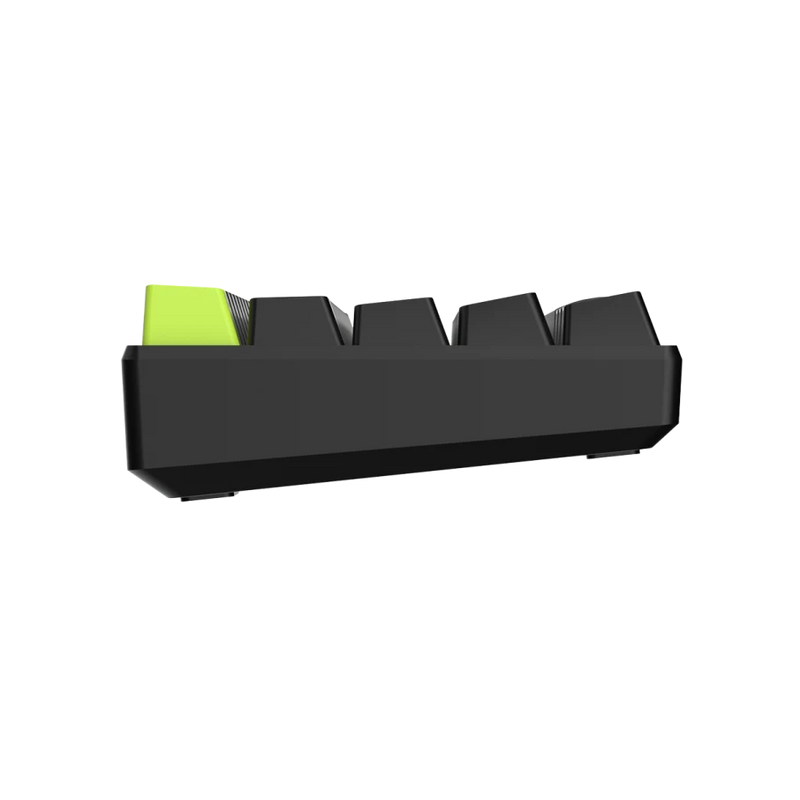 TECLADO ROYAL KLUDGE RK-C61 | INGLES | CABLEADO | MAGNETICO |RGB |NEGRO -VERDE