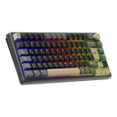 TECLADO ROYAL KLUDGE RK-M75 | ESPAÑOL| INALAMBRICO| MECANICO| SW-BROWN | RGB |PANTHOM