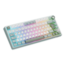TECLADO ROYAL KLUDGE RK-R75 |ESPAÑOL| CABLEADO | MECANICO| SW-KSILVER |RGB |VERDE