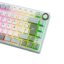 TECLADO ROYAL KLUDGE RK-R75 |ESPAÑOL| CABLEADO | MECANICO| SW-KSILVER |RGB |VERDE