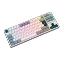 TECLADO ROYAL KLUDGE RK-R87PRO TKL |ESPAÑOL| CABLEADO |MECANICO| SW-CREAMY|RGB GRIS-BLANCO