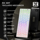 TECLADO ROYAL KUDGE RK X87 | ESPAÑOL | CABLEADO | MECANICO | SW-CREAMY | RGB | BLACK NIGHT