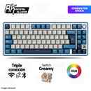 TECLADO ROYAL KUDGE RK X87 | ESPAÑOL | INALAMBRICO | MECANICO | SW-CREAMY| RGB | AZUL
