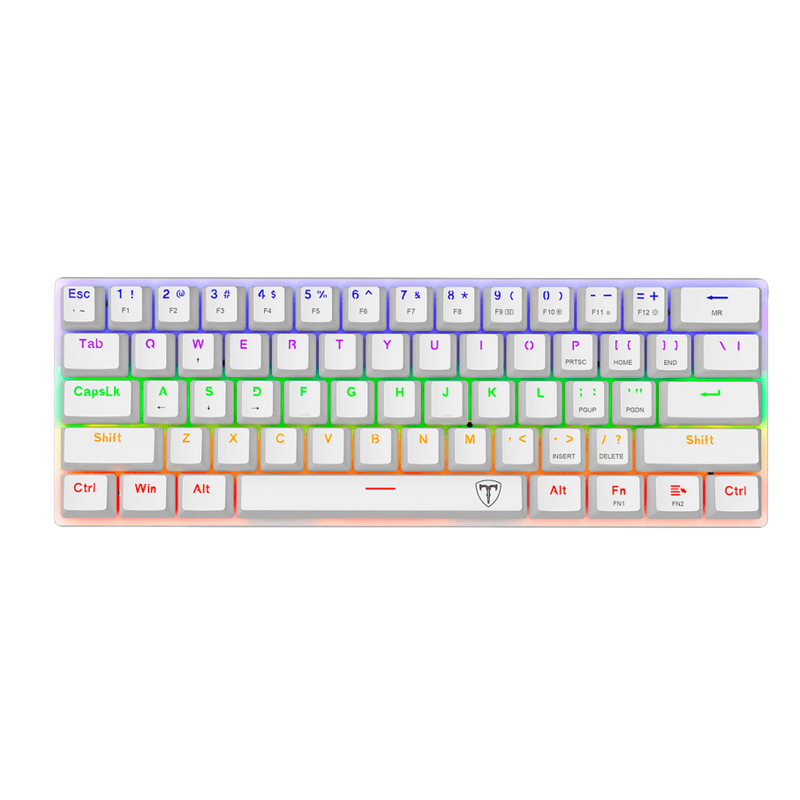 TECLADO T-DAGGER ARENA LITE | ESPAÑOL | MECANICO | SW-RED | RAINBOW | BLANCO