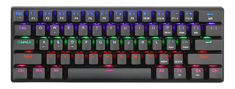 TECLADO T-DAGGER ARENA LITE | ESPAÑOL | MECANICO | SW-RED | RAINBOW | NEGRO