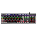TECLADO T-DAGGER NAXOS T-TGK310 | ESP | MECANICO | SW-RED | RAINBOW | NEGRO-GRIS