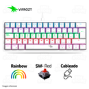 TECLADO VIFROZT BERSERKER MINI | ESP | MECANICO | SW-RED | RAINBOW | BLANCO
