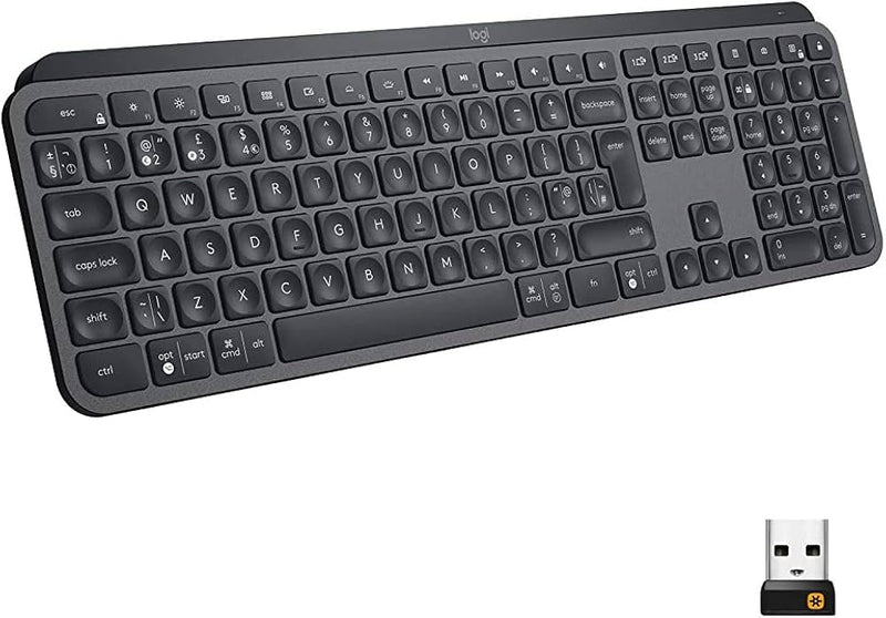 TECLADO LOGITECH MX KEYS S | MEMBRANA | BLUETOOTH - INALAMBRICO | NEGRO