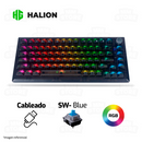 TECLADO HALION GASKET HA-K751 | ESP | MECANICO | SW-BLUE | RGB