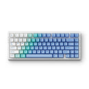 TECLADO MCHOSE G75| INALAMBRICO | MECANICO | SW MATCHA LATTE V2 | RGB | ARTIC SNOW
