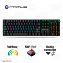 TECLADO PRIMUS BALLISTA 92T | INALAMBRICO | MECANICO | ESPAÑOL | SW-RED | RAINBOW | NEGRO