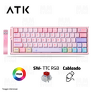 PRE-VENTA | TECLADO ATK EDGE63HE | CABLEADO | MAGNETICO | SW TTC RGB MAGNETO | RGB | PINK LIMITED