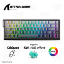 PRE-VENTA | TECLADO ATTACK SHARK X68 HE | CABLEADO| MAGNETICO | RGB | NEGRO DEGRADADO