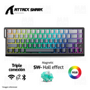PRE-VENTA | TECLADO ATTACK SHARK X68 HE | CABLEADO| MAGNETICO | RGB | NEGRO DEGRADADO