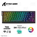 PRE-VENTA | TECLADO ATTACK SHARK X68PRO HE | INALAMBRICO | MAGNETICO | RGB | BLACK COUNTOUR