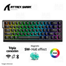 PRE-VENTA | TECLADO ATTACK SHARK X68 HE | CABLEADO | MAGNETICO | RGB | NEGRO