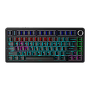 TECLADO AULA F75 | INGLES | CABLEADO| MECANICO | SW-RED | RAINBOW| NEGRO