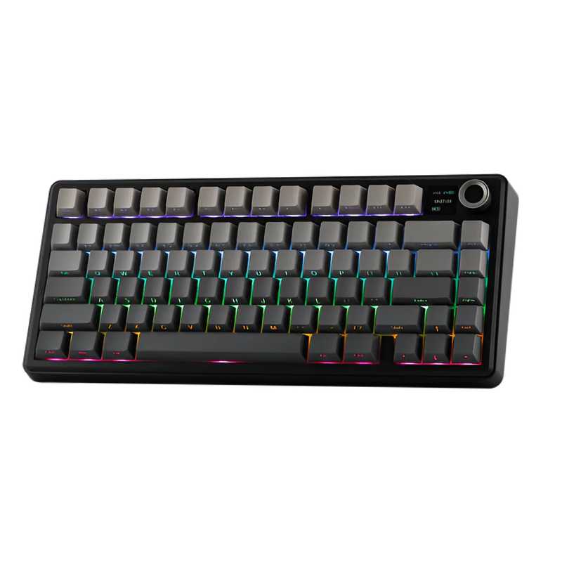 TECLADO AULA F75 MAX | INALAMBRICO |  MECANICO | SW-GREEN | RGB | NEGRO - NEGRO DEGRADADO