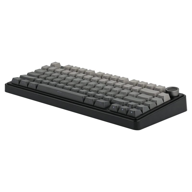 TECLADO AULA F75 | INALAMBRICO |  MECANICO | SW-GREEN | RGB | NEGRO - GRIS DEGRADADO
