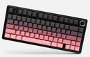 TECLADO AULA F75 | INALAMBRICO |  MECANICO | SW-GREEN | RGB | NEGRO - ROSADO DEGRADADO