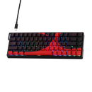 TECLADO MAGNÉTICO AULA WIN68HE MAX | RGB | CABLEADO | NEGRO - ROJO