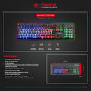 TECLADO CYBERTEL ELEMENT K500 | ESPAÑOL | MEMBRANA | RAINBOW | NEGRO
