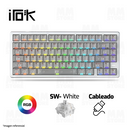 PRE-VENTA | TECLADO MAGNÉTICO 8K IROK MARS 75 PRO | INGLES | SW-WHITE| RGB | CABLEADO | BLANCO