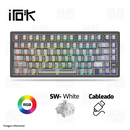 PRE-VENTA | TECLADO MAGNÉTICO 8K IROK MARS 75 PRO | INGLES | SW-WHITE | RGB | CABLEADO | NEGRO