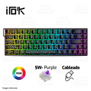 TECLADO MAGNÉTICO 8K IROK MERCURY 68 | CAROTMAS MER68 | SW-PURPLE | RGB | CABLEADO | NEGRO