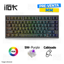 PRE-VENTA | TECLADO MAGNÉTICO 8K IROK MG75 PRO | INGLES| SW-PURPLE | RGB | CABLEADO | NEGRO