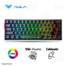 TECLADO MAGNÉTICO AULA AG60 | MAGNETICO | RGB | CABLEADO | METALLIC GRAY
