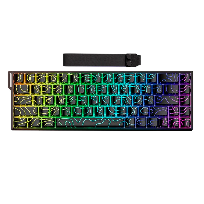 TECLADO MAGNÉTICO 8K IROK MERCURY 68 | CAROTMAS MER68 | SW-PURPLE | RGB | CABLEADO | NEGRO