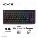 TECLADO MCHOSE MIX 87 | CABLEADO | MAGNETICO | RGB | NEGRO