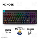 TECLADO MCHOSE MIX 87 | CABLEADO | MAGNETICO | SW LIGHTNING | RGB | NEGRO