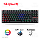 TECLADO REDRAGON KUMARA K552 | ESP | MECANICO | SW-BLUE | RGB | NEGRO