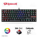 TECLADO REDRAGON KUMARA K552 | ESP | MECANICO | SW-RED | RGB | NEGRO