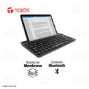 TECLADO TEROS TE-4064N | BLUETOOTH | MEMBRANA