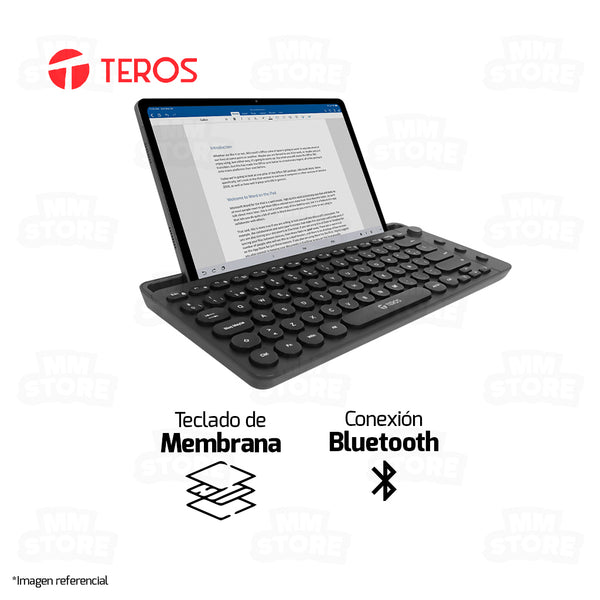 TECLADO TEROS TE-4064N | BLUETOOTH | MEMBRANA