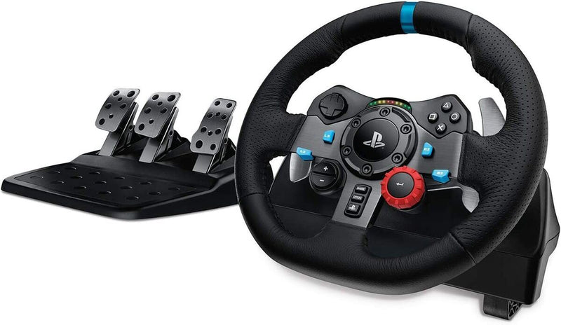 TIMON LOGITECH G29 + PEDAL DRIVING FORCE | PS4-PS5-PSC3-PC | NEGRO