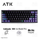 PRE-VENTA | TECLADO ATK RS6 ULTRA | INGLES | MAGNETICO | CABLEADO | SW-ICE BLADE PRO | RGB | NEGRO