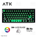 PRE-VENTA | TECLADO ATK RS7 AIR | INGLES | MAGNETICO | CABLEADO | SW-LUCID BLADE | RGB | NEGRO